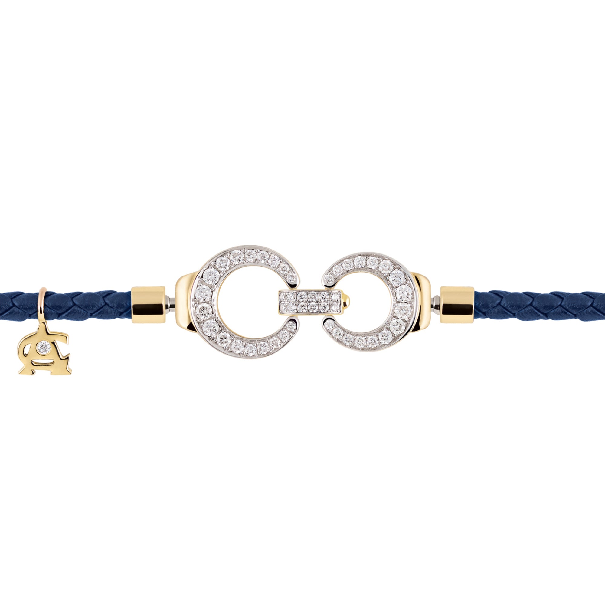 Al Coro Mezzaluna Attrae Armband - BAL3ARY18_BA15WY_BA18Y_BA10WY+ACY (ACY) aus Gelbgold mit Diamant