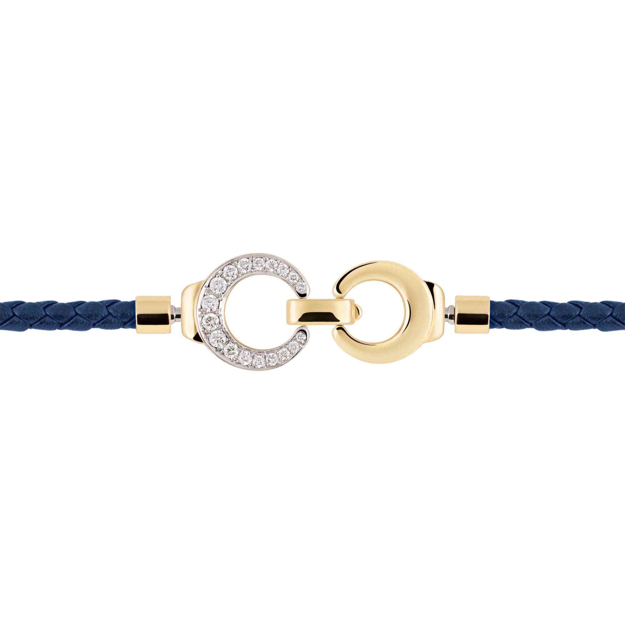 Al Coro Mezzaluna Attrae Armband - BAL3ARY18_BA15WY_BA18Y_BA10WY+ACY (ACY) aus Gelbgold mit Diamant