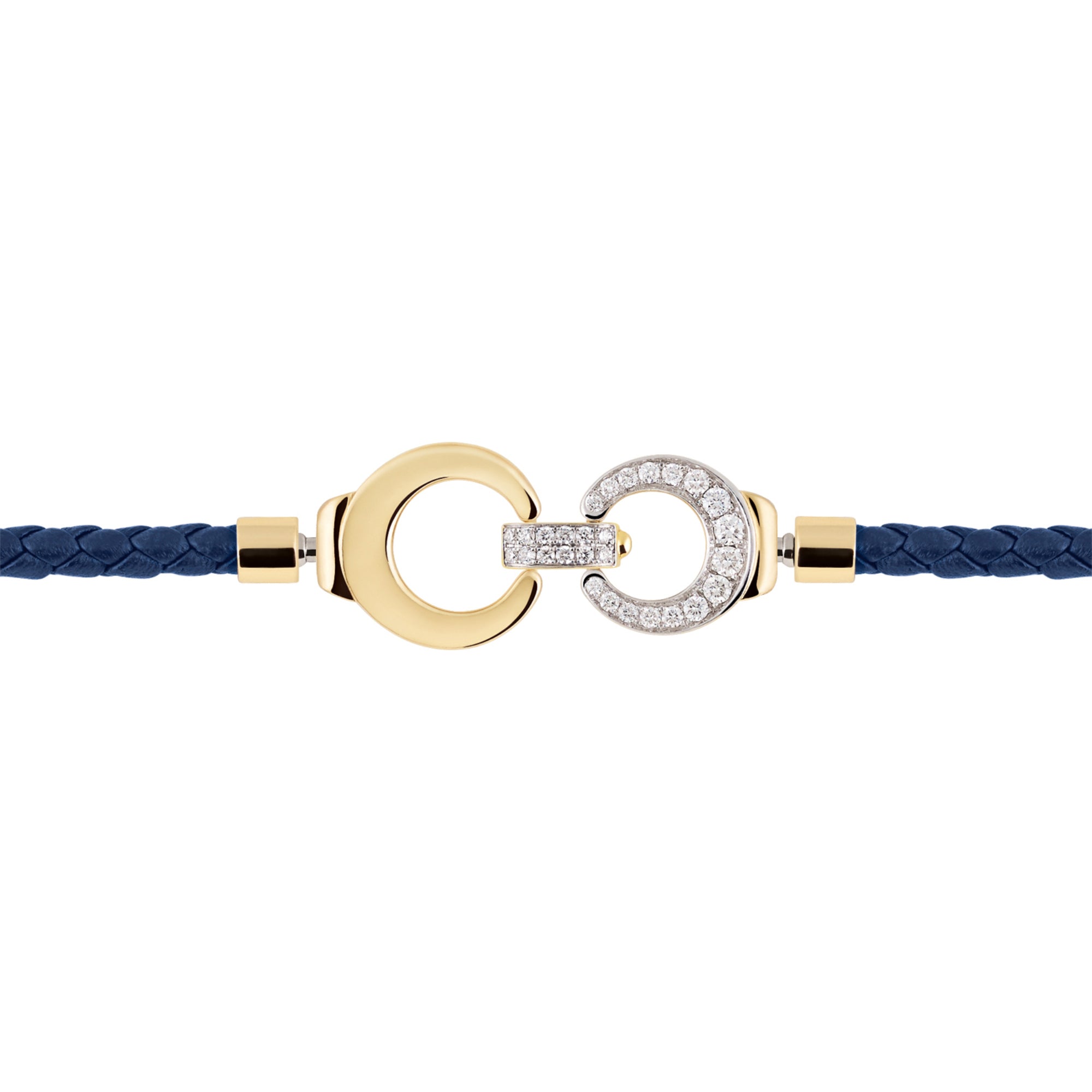 Al Coro Mezzaluna Attrae Armband - BAL3ARY18_BA15WY_BA18Y_BA10WY+ACY (ACY) aus Gelbgold mit Diamant