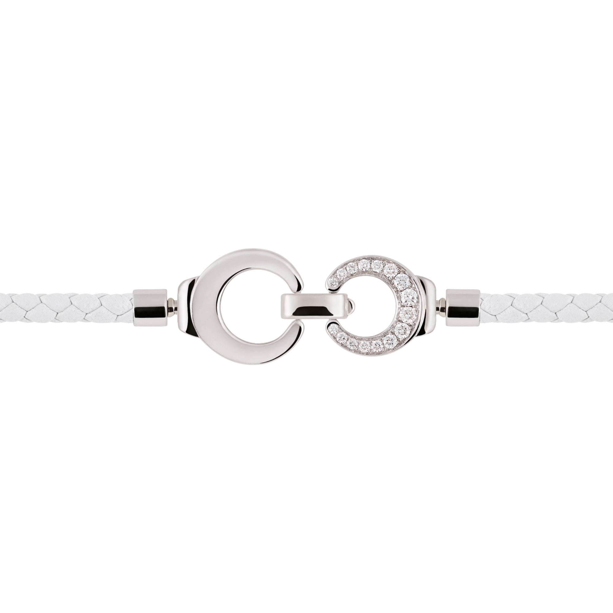 Al Coro Mezzaluna Attrae Armband - BAL3BPW18_BA16W_BA17W_BA11WPW (BA11WPW) aus Weißgold mit Diamant, Paraiba und Turmalin