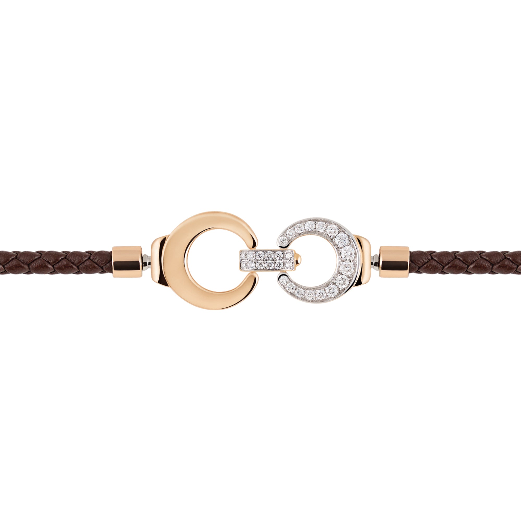 Al Coro Mezzaluna Attrae Armband - BAL3CR18_ BA15BR_BA18R_BA12WMOR+ACR (ACR) aus Roségold mit Diamant und Perlmutt
