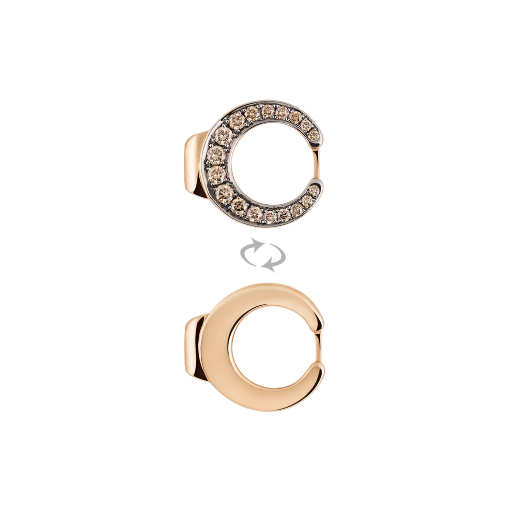 Al Coro Mezzaluna Attrae Armband - BAL3CR18_ BA15BR_BA18R_BA12WMOR+ACR (ACR) aus Roségold mit Diamant und Perlmutt