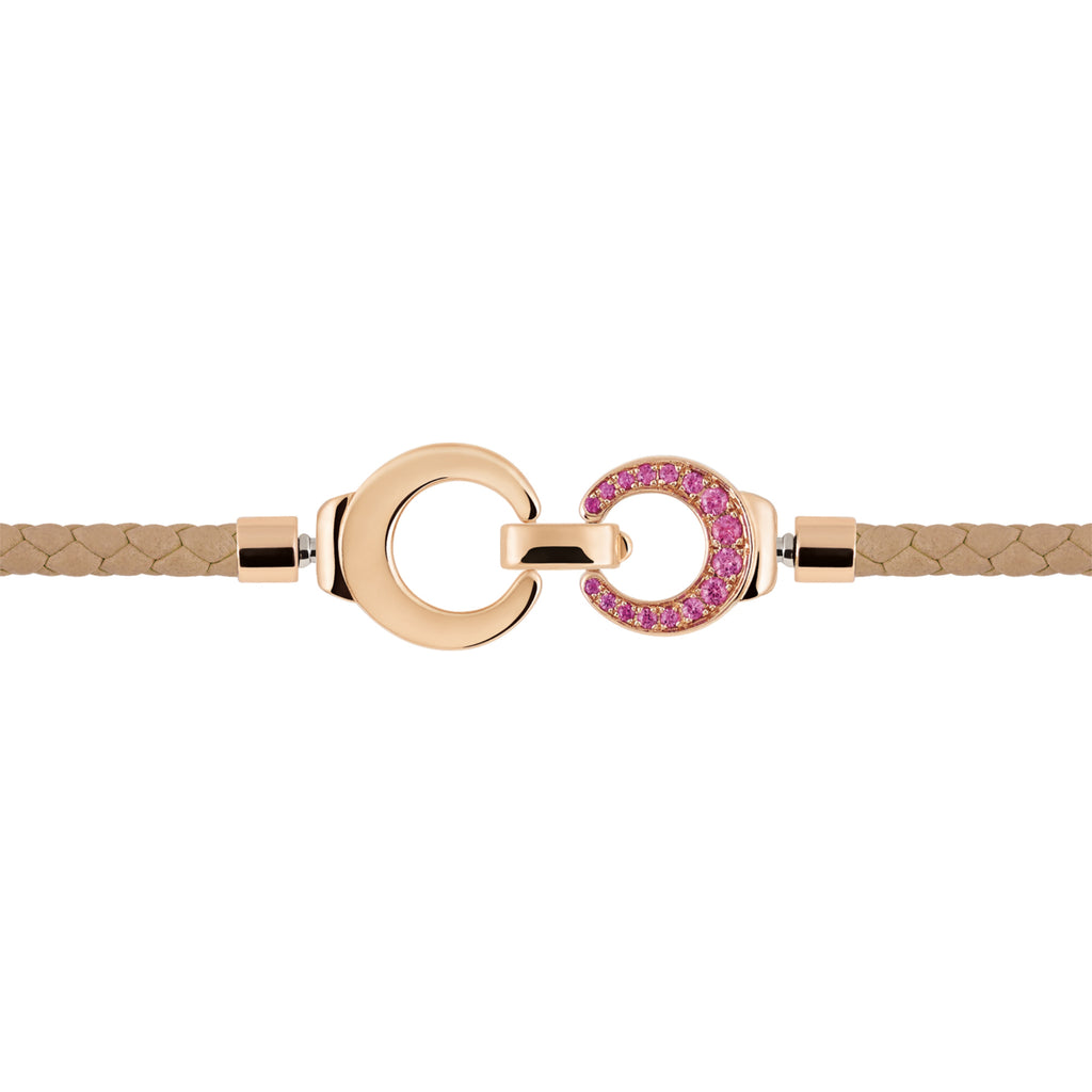 Al Coro Mezzaluna Attrae Armband - BAL3IR18_BA16R_BA18BR_BA11WSR +ACR (ACR) aus Roségold mit Diamant und Saphir