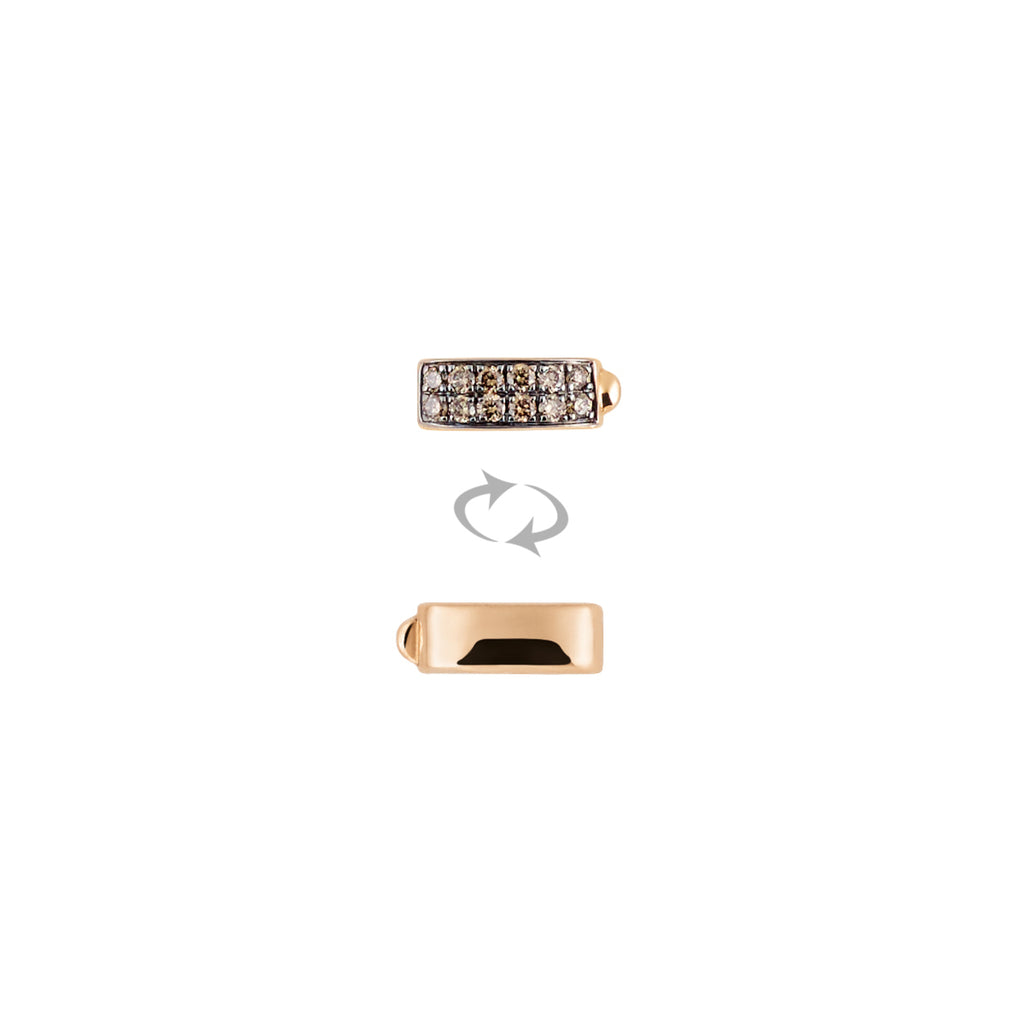 Al Coro Mezzaluna Attrae Armband - BAL3IR18_BA16R_BA18BR_BA11WSR +ACR (ACR) aus Roségold mit Diamant und Saphir