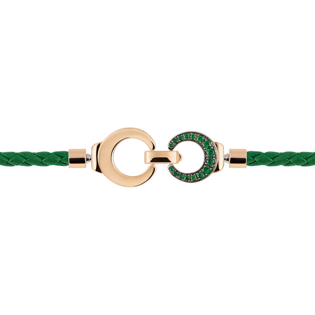Al Coro Mezzaluna Attrae Armband - BAL3VER18_BA16R_BA17R_BA11WTR+ACR (ACR) aus Roségold mit Diamant und Tsavorit