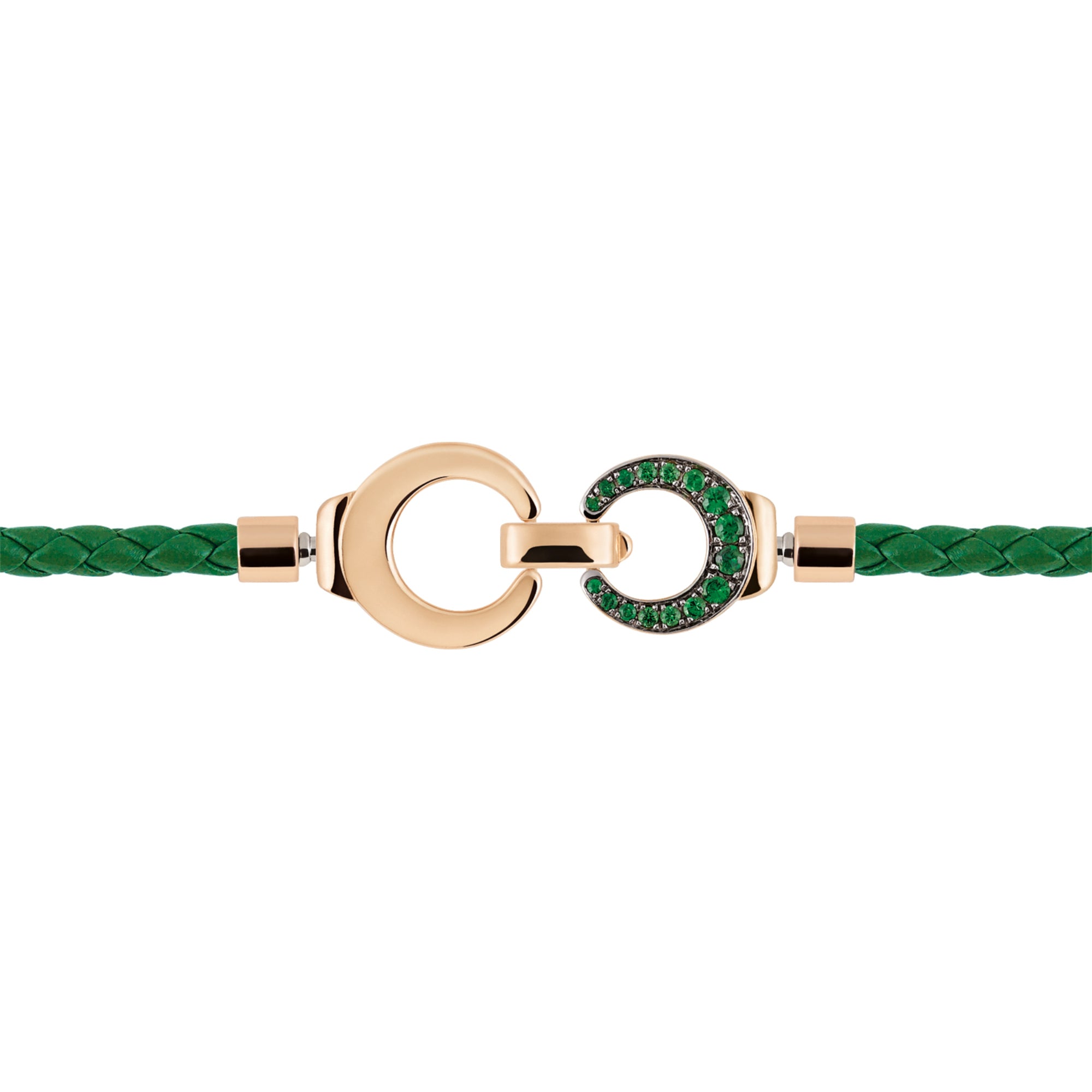 Al Coro Mezzaluna Attrae Armband - BAL3VER18_BA16R_BA17R_BA11WTR+ACR (ACR) aus Roségold mit Diamant und Tsavorit