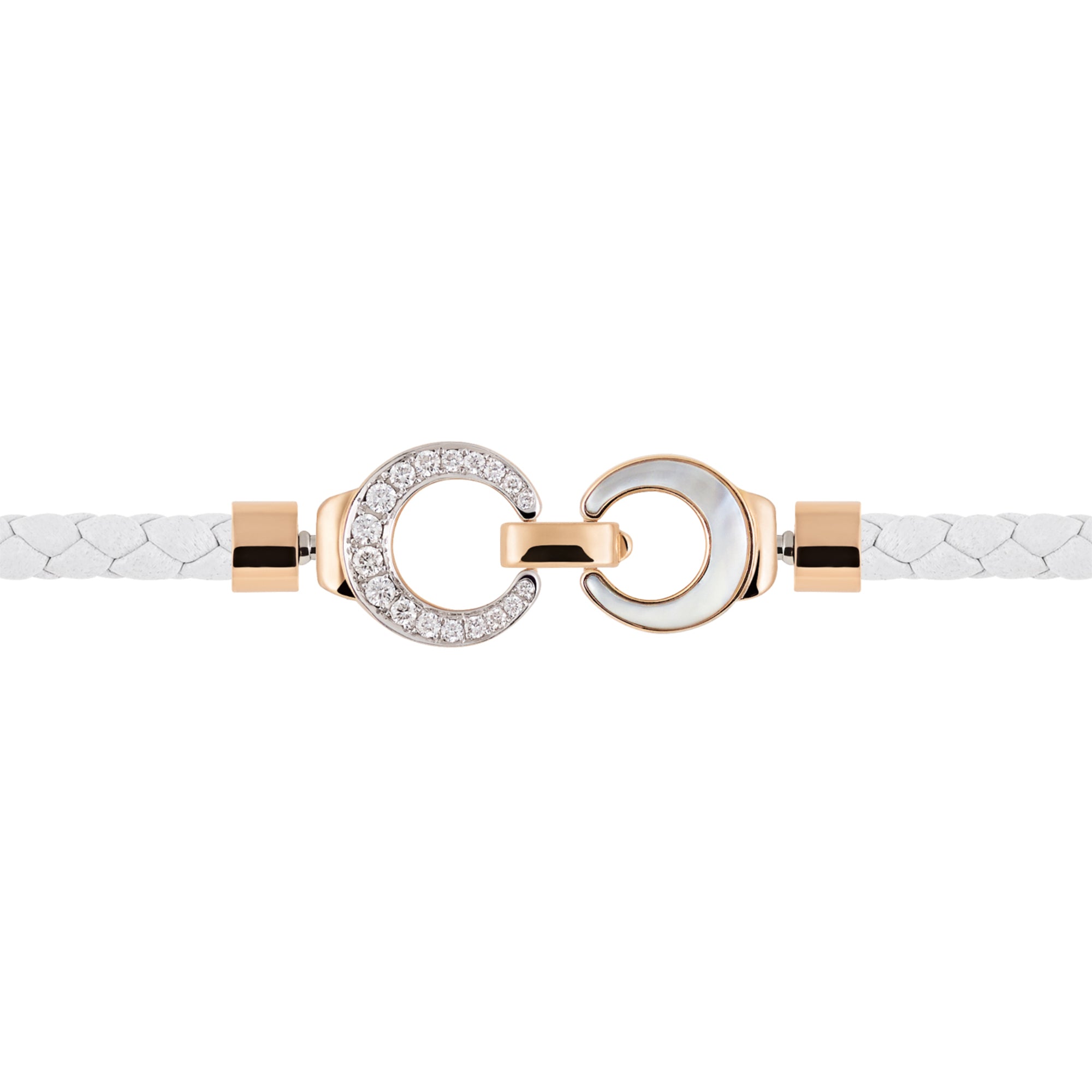Al Coro Mezzaluna Attrae Armband - BAL4BPR18_BA15WR_BA17R_BA12WMOR (BA12WMOR) aus Roségold mit Diamant und Perlmutt