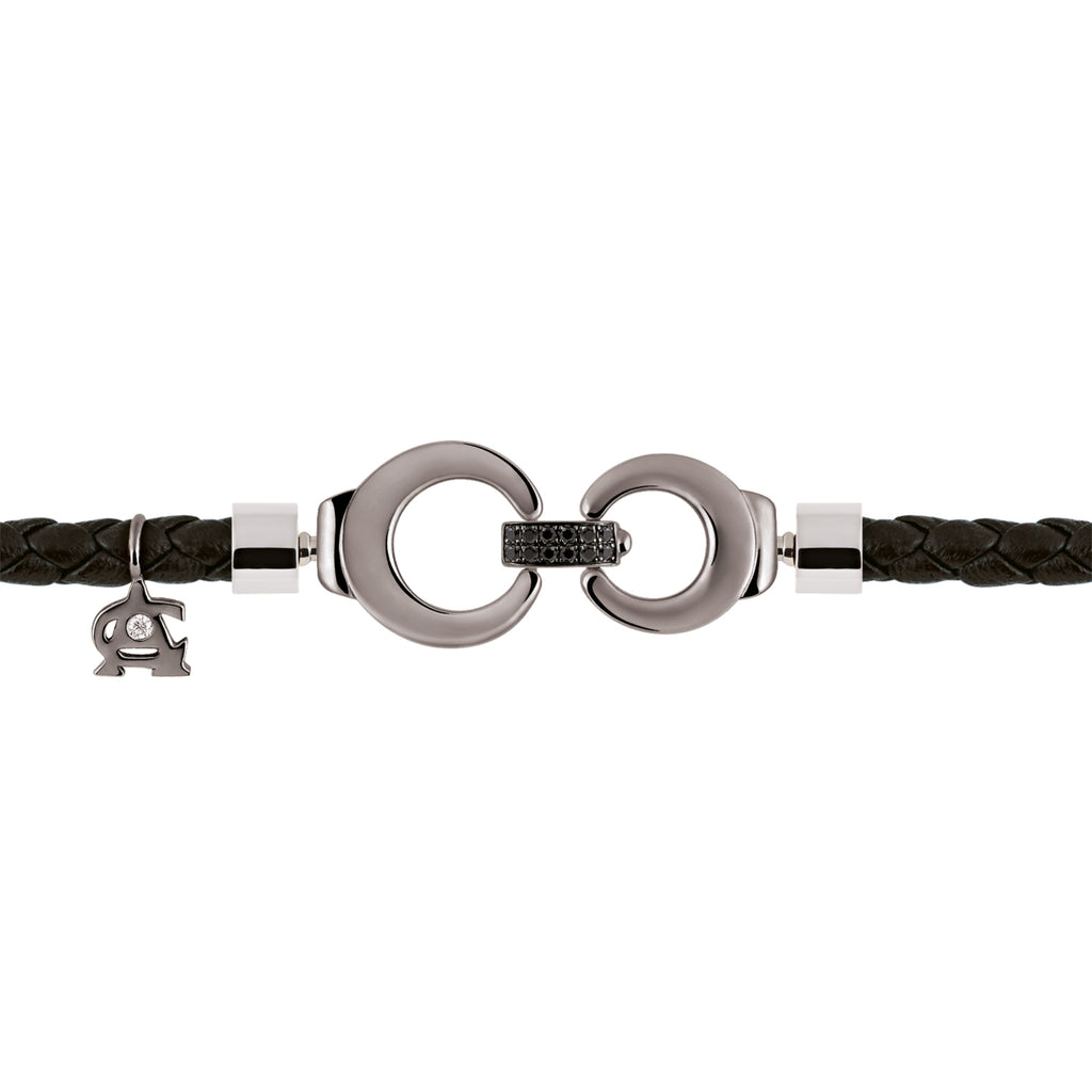 Al Coro Mezzaluna Attrae Armband - BAL4NOW18_BA15BSB_BA18BSB_BA10BSB+ACW (ACW) aus Weißgold mit Saphir