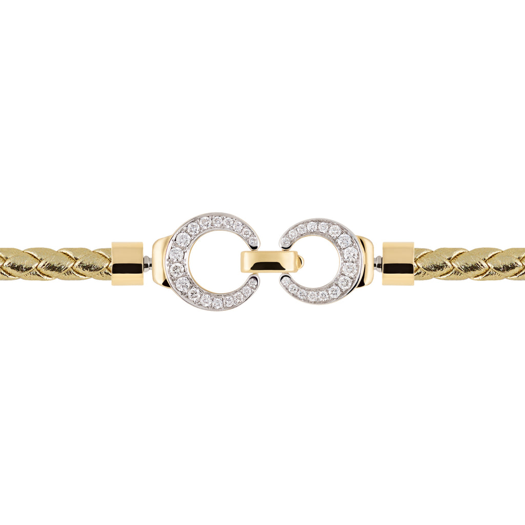 Al Coro Mezzaluna Attrae Armband - BAL4OY18_BA15WY_BA18Y_BA11WTR+ACY (ACY) aus Gelbgold mit Diamant und Tsavorit
