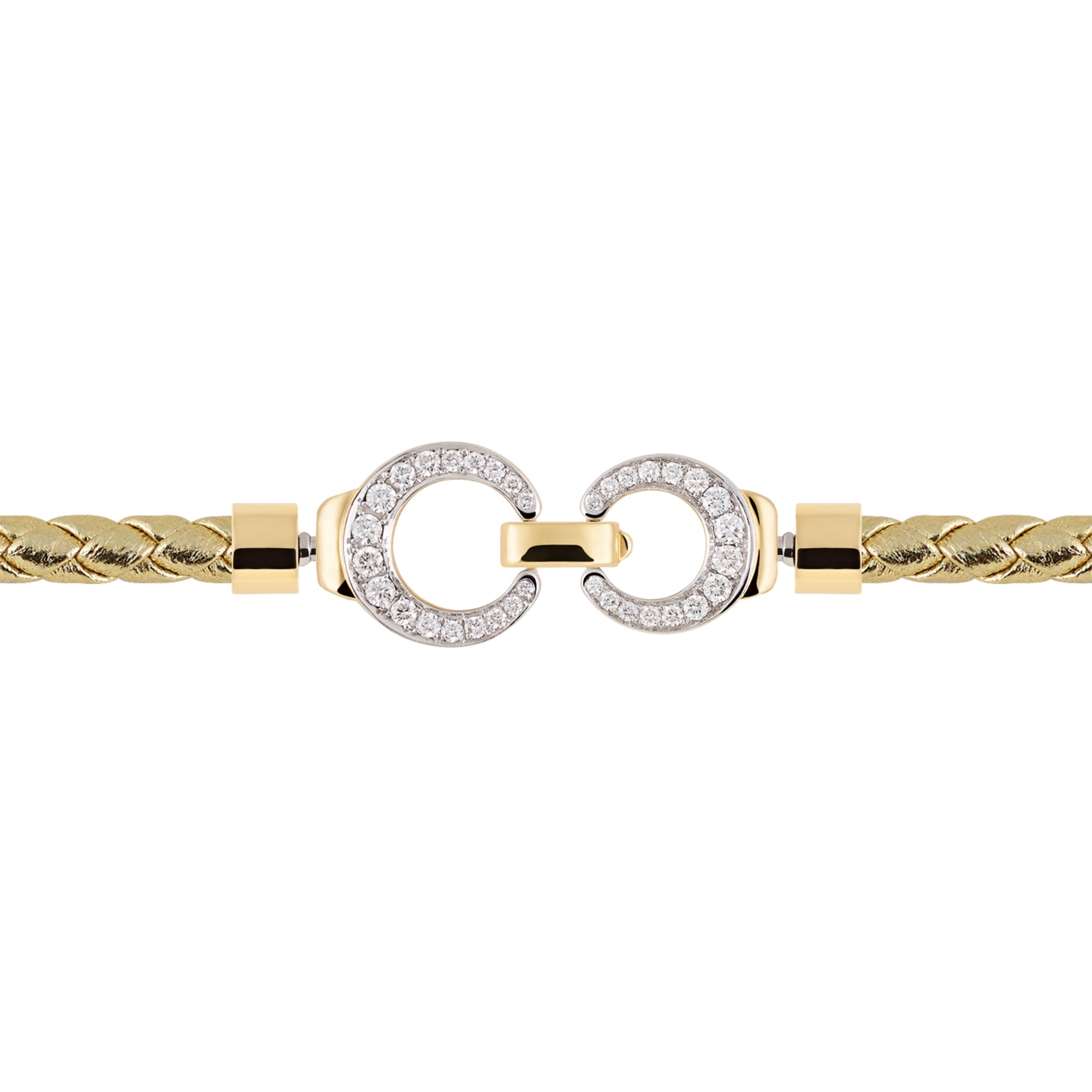 Al Coro Mezzaluna Attrae Armband - BAL4OY18_BA15WY_BA18Y_BA11WTR+ACY (ACY) aus Gelbgold mit Diamant und Tsavorit