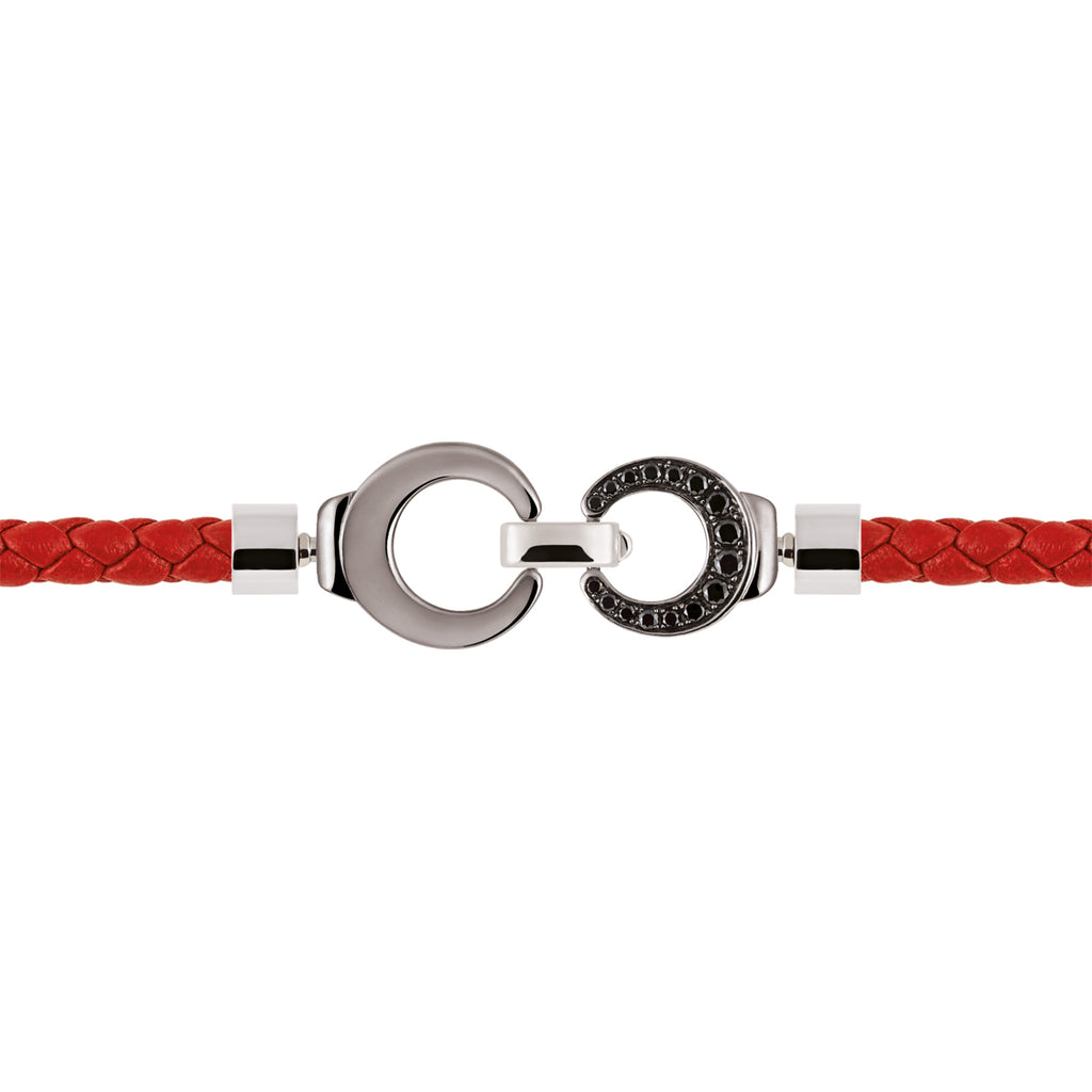 Al Coro Mezzaluna Attrae Armband - BAL4RVW18_BA16B_BA18W_BA10BSB+ACW (ACW) aus Weißgold mit Diamant und Saphir