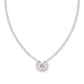 Al Coro Mezzaluna Collier (NC2875W) aus Weißgold mit Diamant