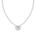 Al Coro Mezzaluna Collier (NC2876W) aus Weißgold mit Diamant