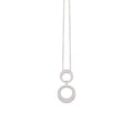 Al Coro Mezzaluna Collier (NC2922W) aus Weißgold mit Diamant