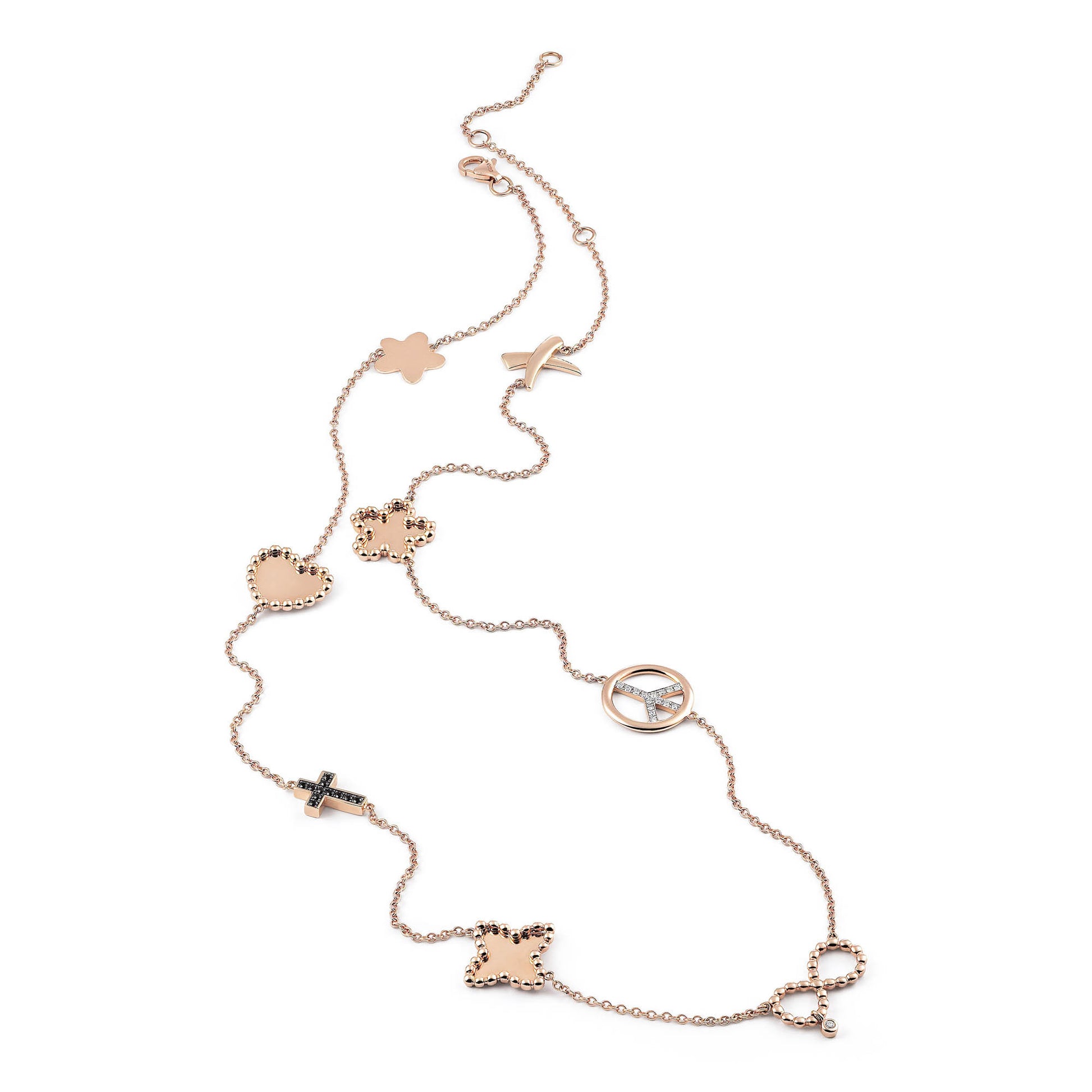 Al Coro Palladio Collier (C248R80) mit Diamant und Saphir