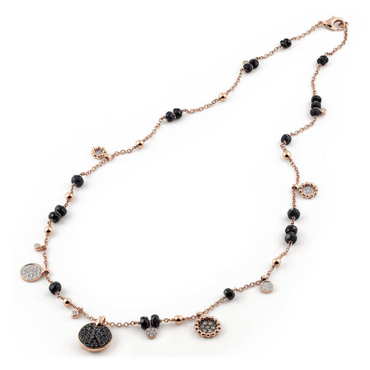 Al Coro Palladio Collier (C254BSR) mit Diamant und Saphir