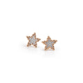Al Coro Palladio Ohrstecker (E2168R) aus Roségold mit Diamant