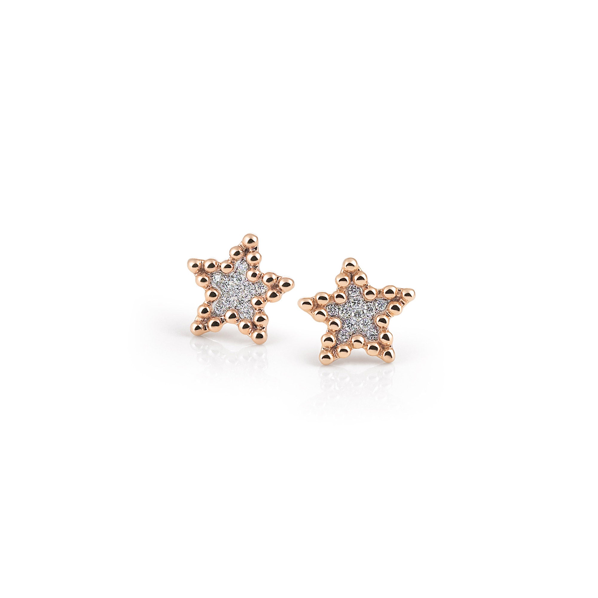 Al Coro Palladio Ohrstecker (E2168R) aus Roségold mit Diamant