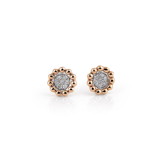 Al Coro Palladio Ohrstecker (E2171R) aus Roségold mit Diamant
