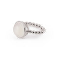 Al Coro Palladio Ring (NR4033WMW) aus Weißgold mit Diamant und Mondstein