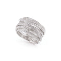 Al Coro Ring (NR8752W) aus Weißgold mit Diamant