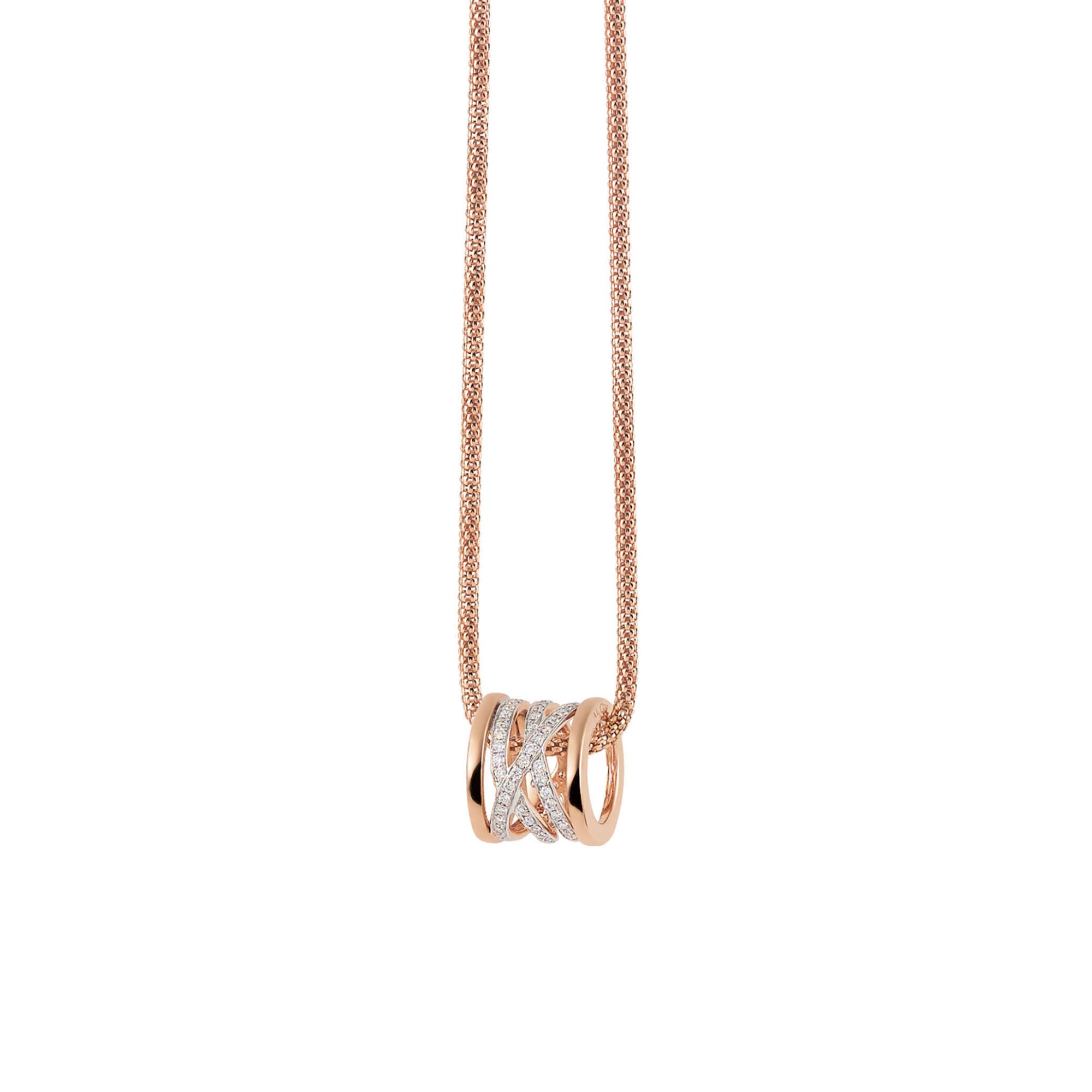 Al Coro Serenata Anhänger (NP2016R) aus Roségold mit Diamant