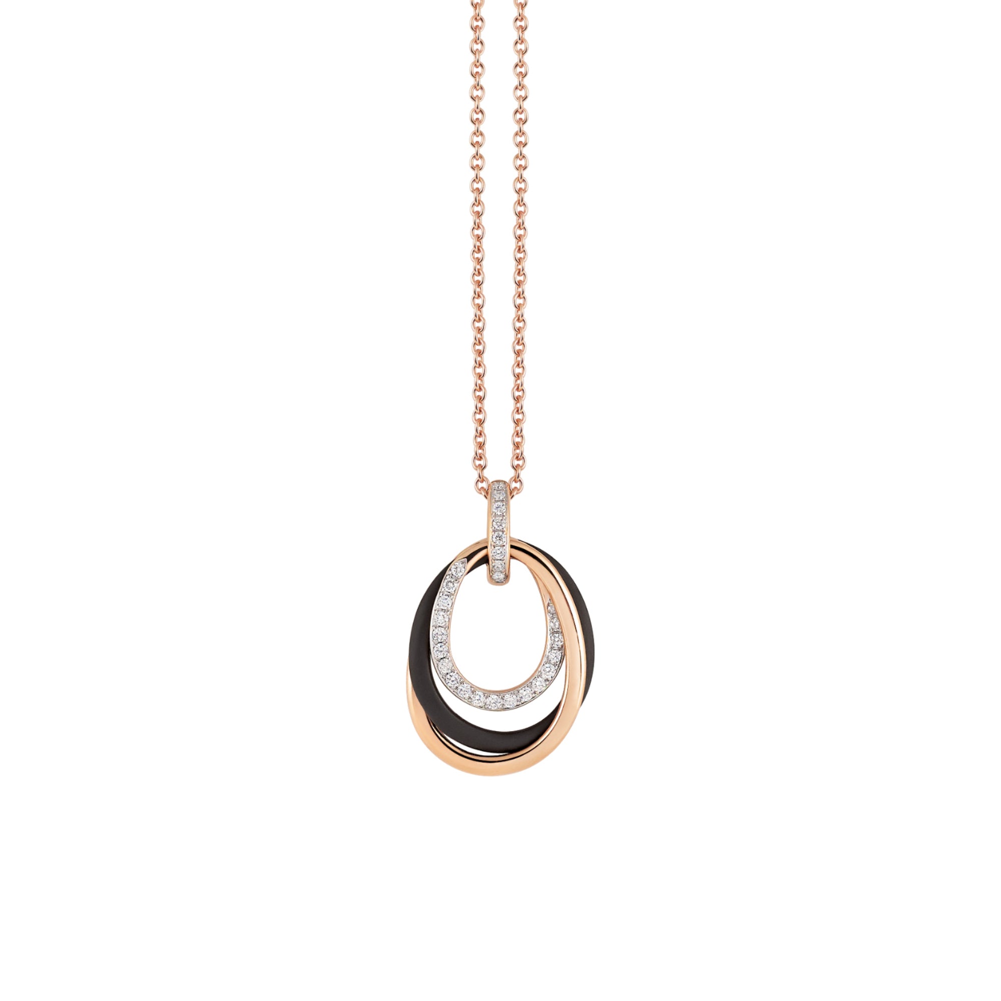 Al Coro Serenata Anhänger (NP719WR) aus Bicolor-Gold mit Diamant