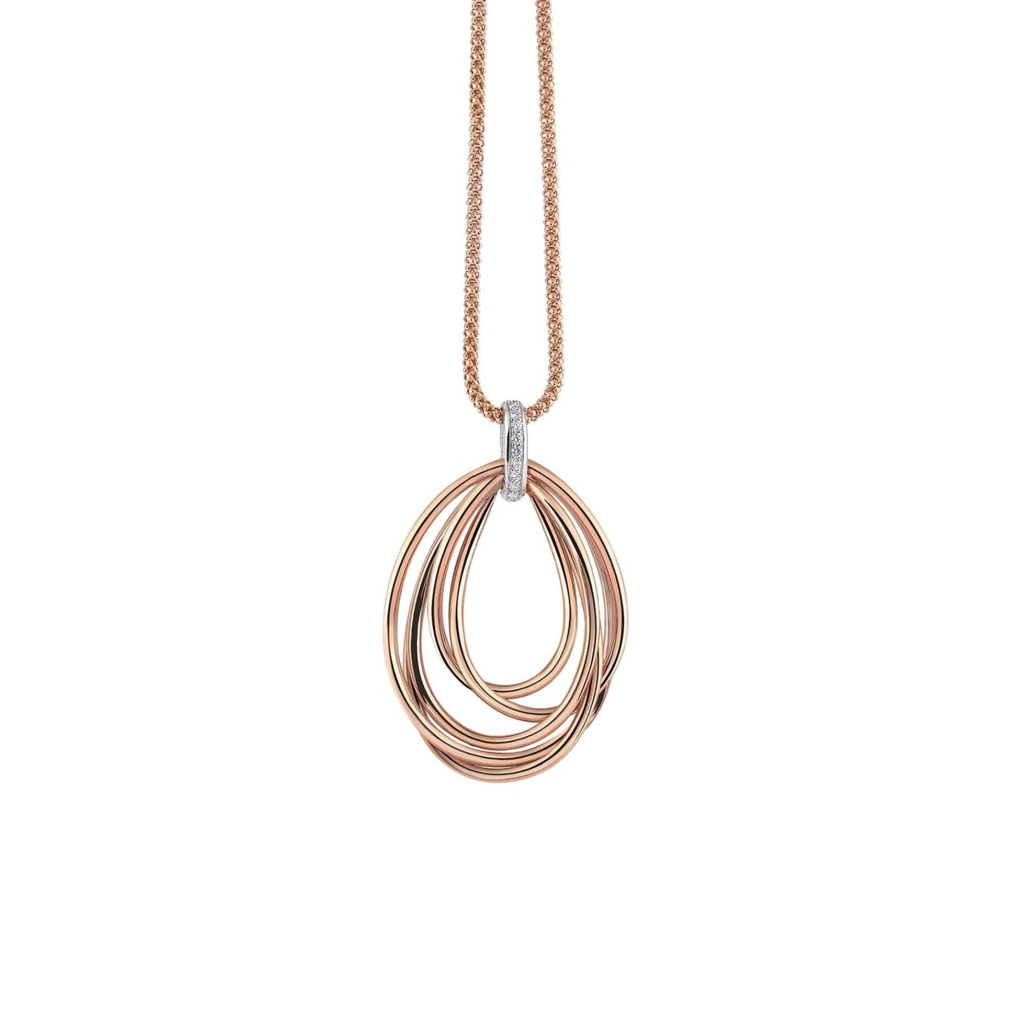 Al Coro Serenata Anhänger (P2401R) aus Weißgold mit Diamant