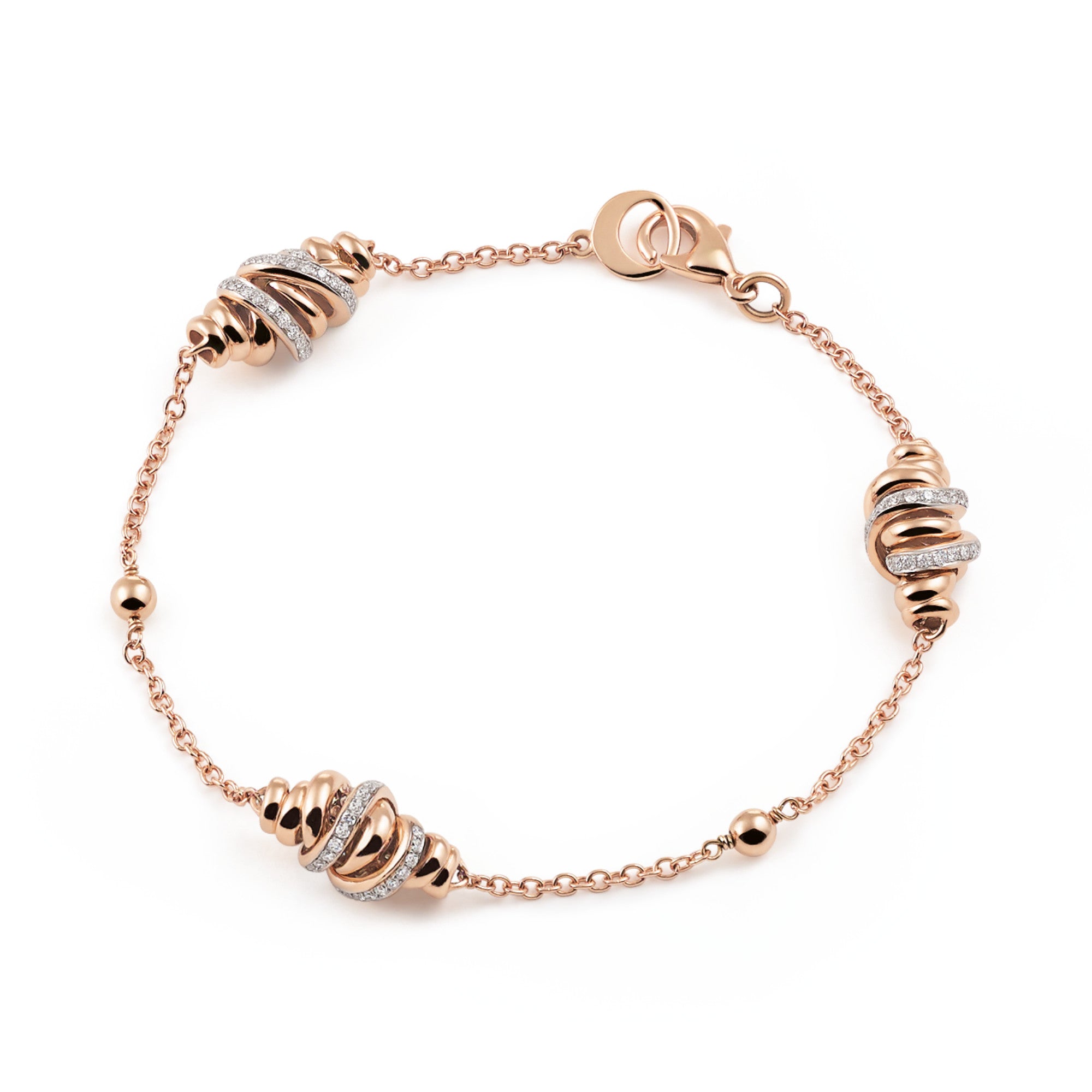 Al Coro Serenata Armband (B521R) aus Roségold mit Diamant