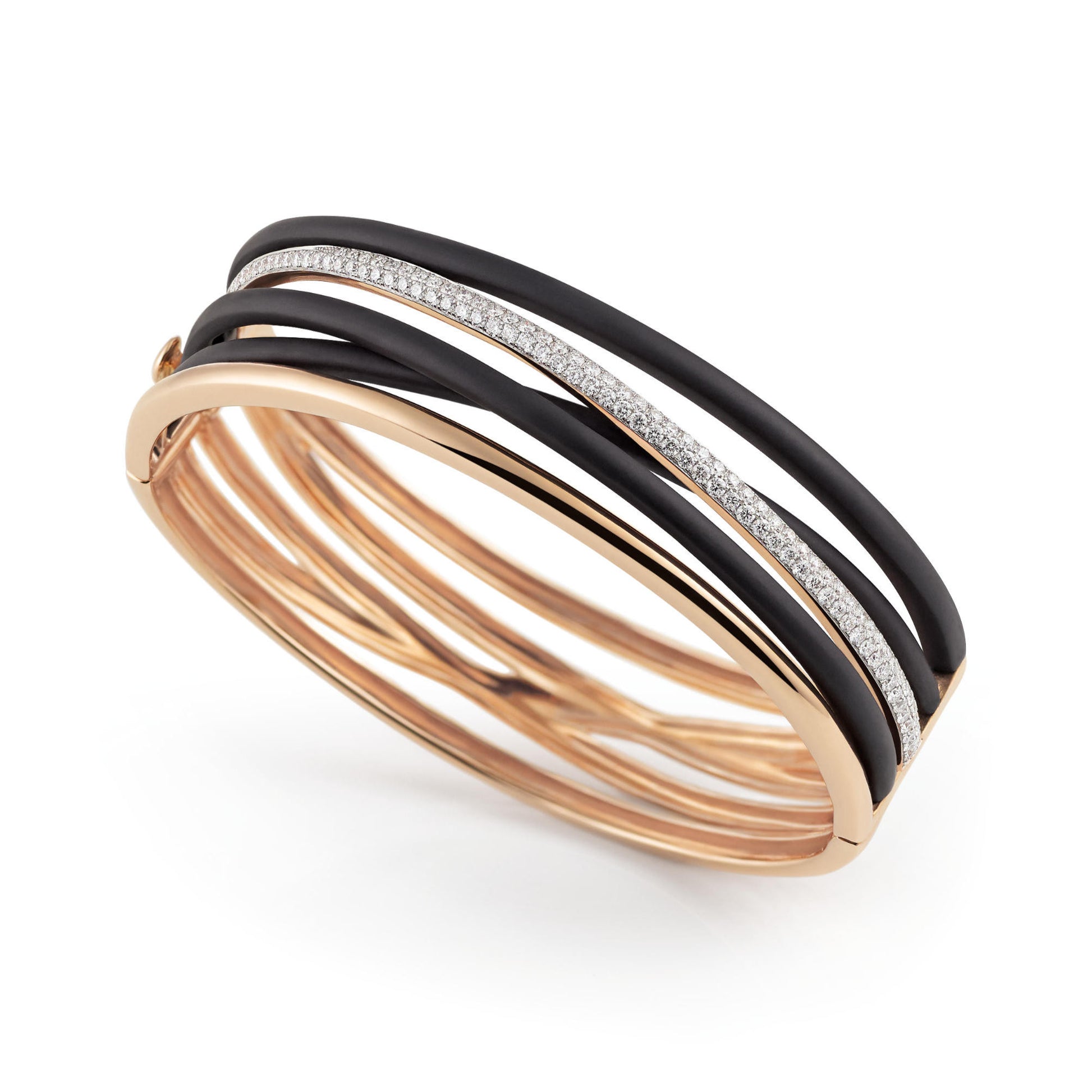 Al Coro Serenata Armreif (NB10406R) aus Bicolor-Gold mit Diamant