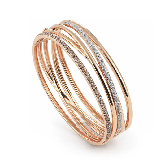 Al Coro Serenata Armreif (NB10956BR) aus Roségold mit Diamant