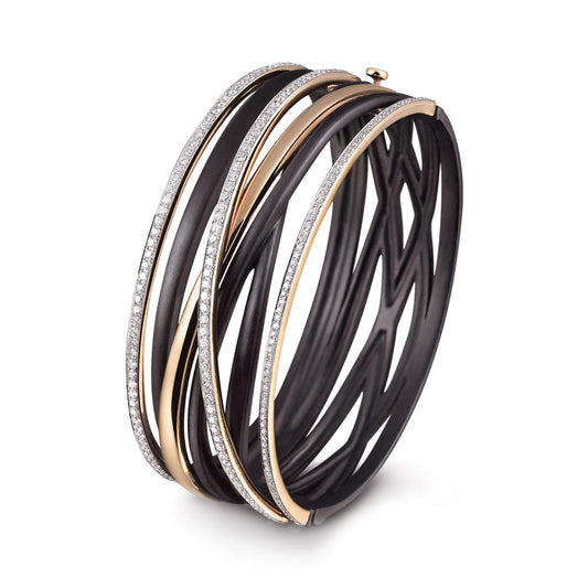 Al Coro Serenata Armreif (NB10973R) aus Bicolor-Gold mit Diamant