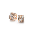 Al Coro Serenata Creolen (NE9918BR) aus Bicolor-Gold mit Diamant