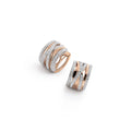 Al Coro Serenata Ohrring (NE377R) aus Bicolor-Gold mit Diamant