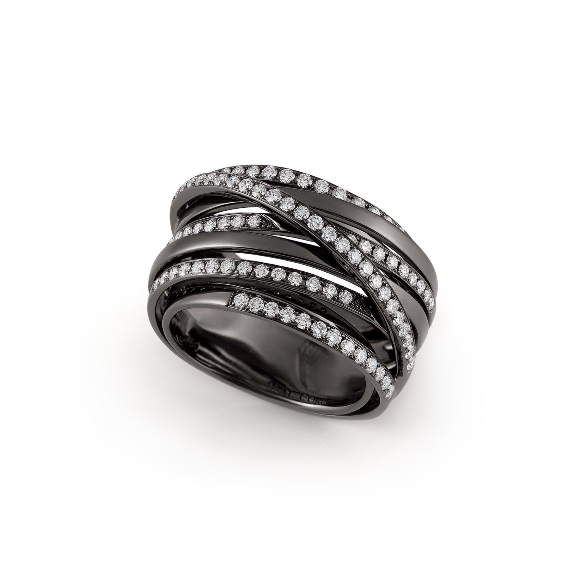 Al Coro Serenata Ring (NR376B) aus Weißgold mit Diamant
