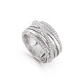 Al Coro Serenata Ring (NR376W) aus Weißgold mit Diamant