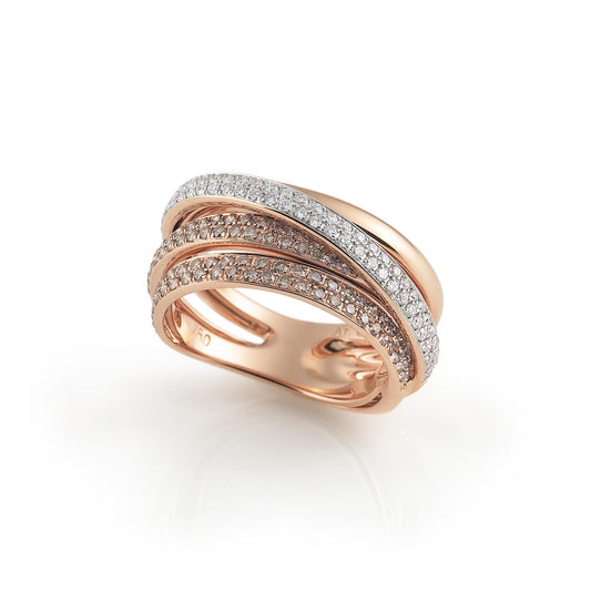 Al Coro Serenata Ring (NR8475R) aus Roségold mit Diamant