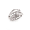 Al Coro Serenata Ring (NR869W) aus Weißgold mit Diamant