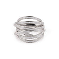 Al Coro Serenata Ring (NR952W) aus Weißgold mit Diamant