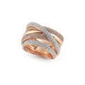 Al Coro Serenata Ring (NR9862R) aus Roségold mit Diamant
