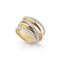 Al Coro Serenata Ring (R6405) aus Bicolor-Gold mit Diamant