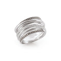 Al Coro Serenata Ring (R6405BDW) aus Weißgold mit Diamant