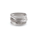 Al Coro Serenata Ring (R6405WBD) aus Weißgold mit Diamant
