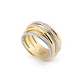 Al Coro Serenata Ring (R6406) aus Bicolor-Gold mit Diamant