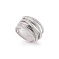 Al Coro Serenata Ring (R6408W) aus Weißgold mit Diamant
