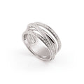 Al Coro Serenata Ring (R7653WW) aus Weißgold mit Diamant
