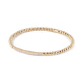 Al Coro Stretchy Armband (A105G) aus Gelbgold mit Diamant