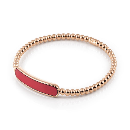Stretchy Armband, Roségold • Diamant von Al Coro (A142COR)