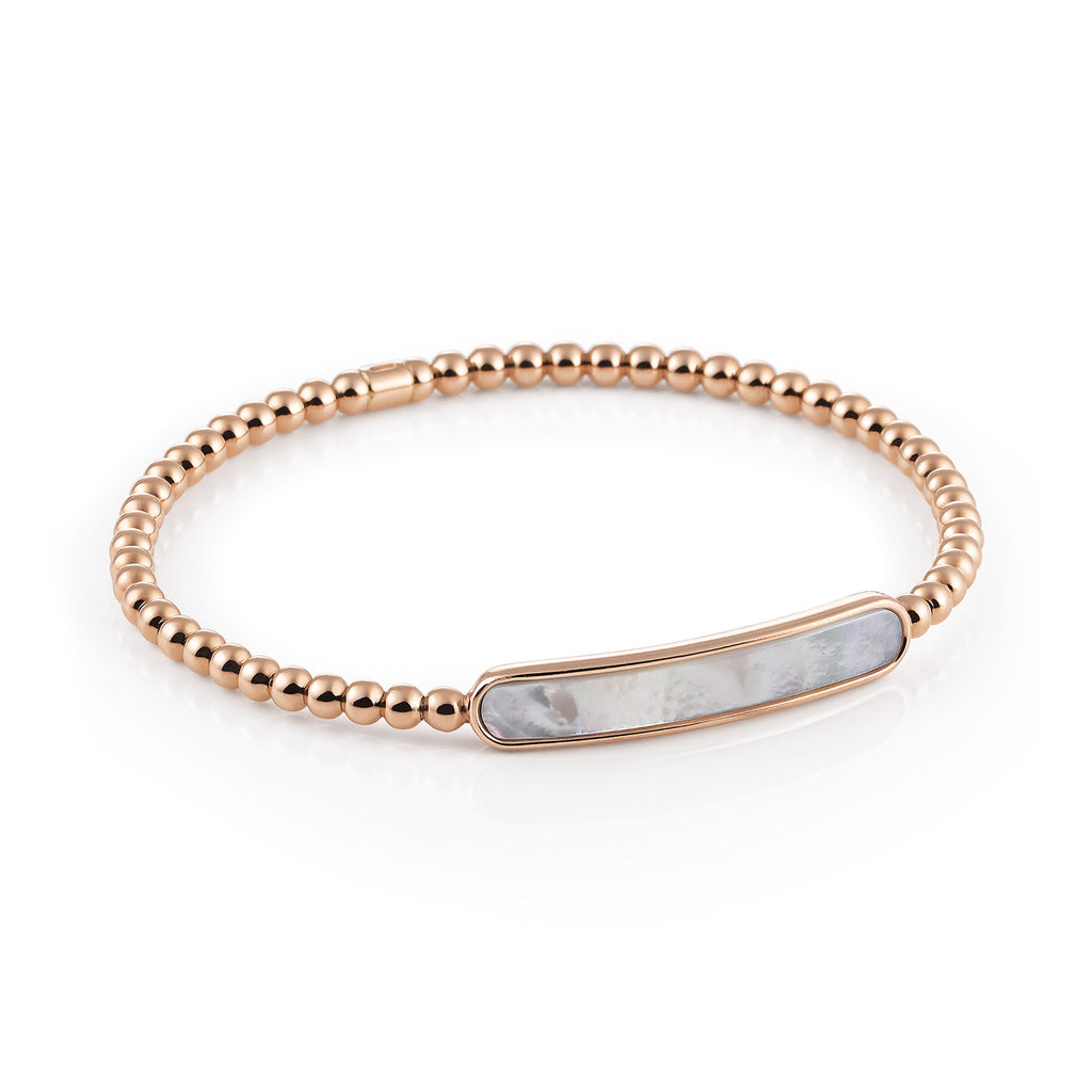 Al Coro Stretchy Armband (A142MR) mit Perlmutt