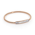 Al Coro Stretchy Armband (A142MR) mit Perlmutt